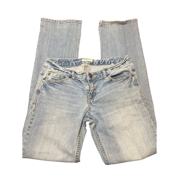Aeropostale Chelsea Bootcut Jeans Size 5/6 Reg Womens Light Wash Denim - Picture 1 of 5